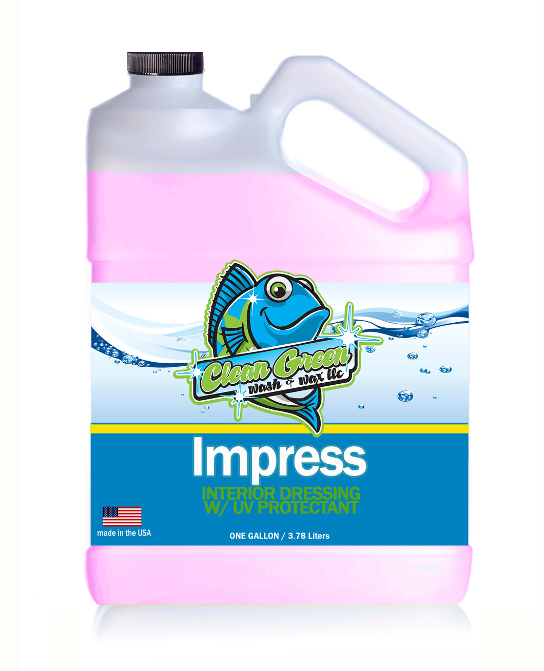 Clean Green Wash & Wax Impress Interior Defense with UV Protection 1 Gallon