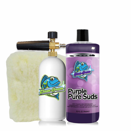 Clean Green Purple Pure Suds Foam Cannon Trio