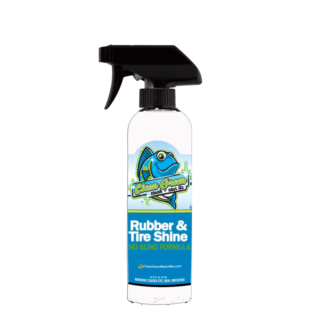 Fresh Rubber Tire Shine & Cleaner With UV Protection 16 oz