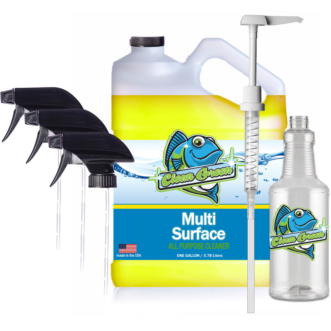 Clean Green Wash & Wax Multi Surface 1 Gallon Dilution Kit